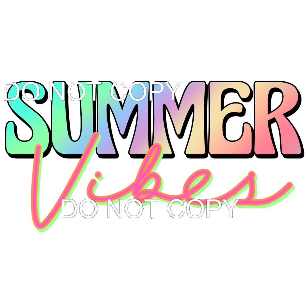 Summer Vibes #11402 Sublimation transfers - Heat Transfer