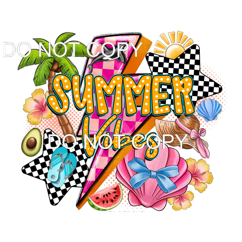 Summer Vibes #11482 Sublimation transfers - Heat Transfer