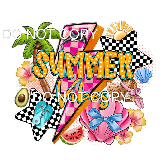 Summer Vibes #11482 Sublimation transfers - Heat Transfer
