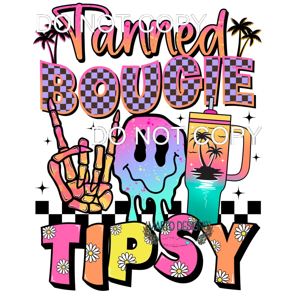Tanned And Tipsy #11438 Sublimation transfers - Heat