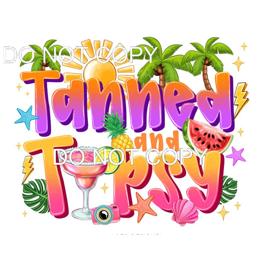 Tanned And Tipsy #11478 Sublimation transfers - Heat