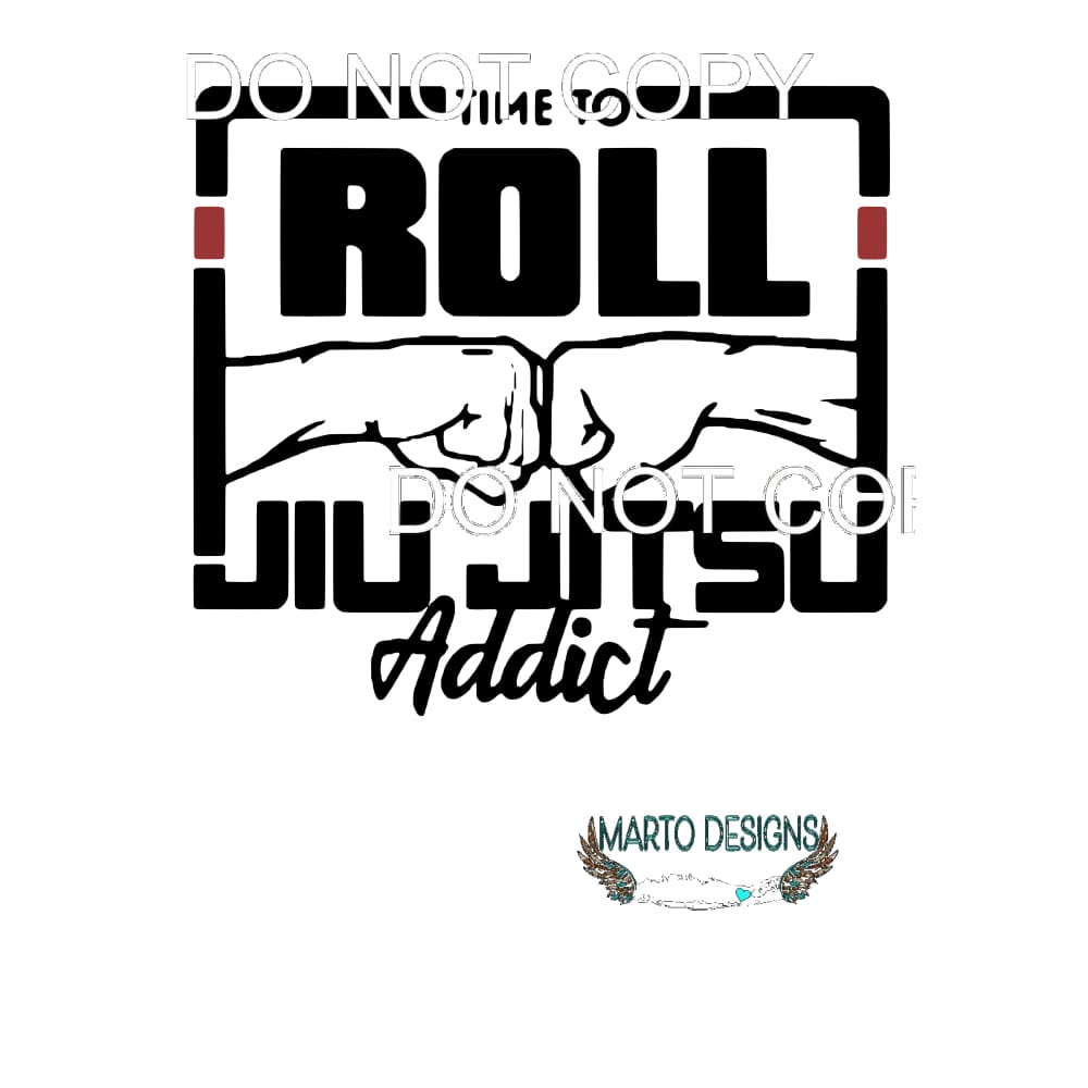 Time to roll JUDO # 7723 Sublimation transfers - Heat