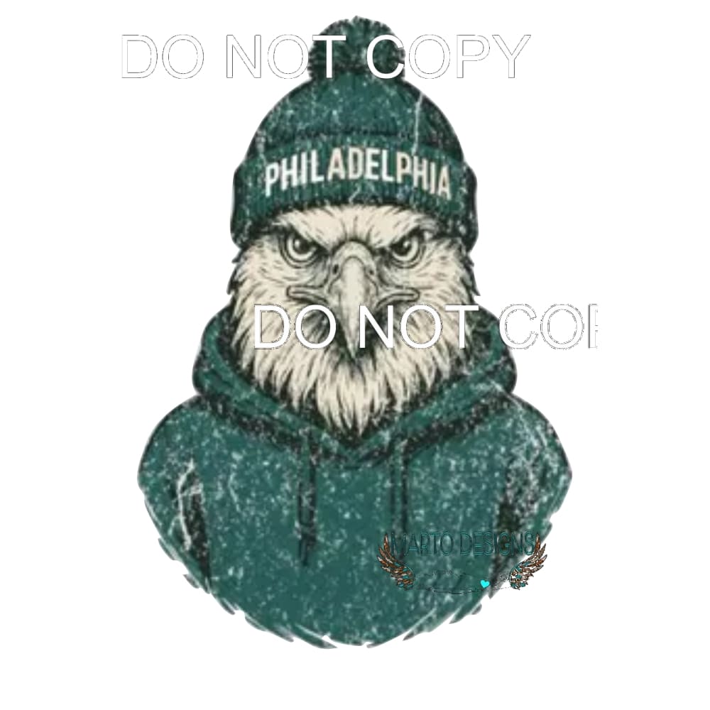 Vintage Eagles Mascot # 2229 Sublimation transfers - Heat