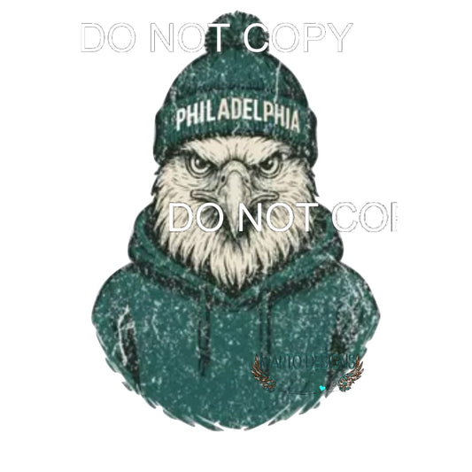 Vintage Eagles Mascot # 2229 Sublimation transfers - Heat