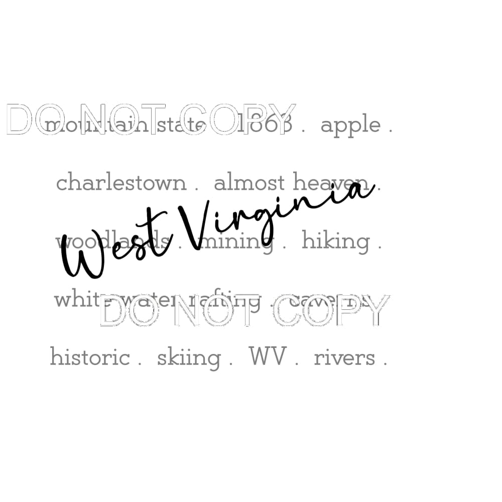 west virginia words # 2284 Sublimation transfers - Heat