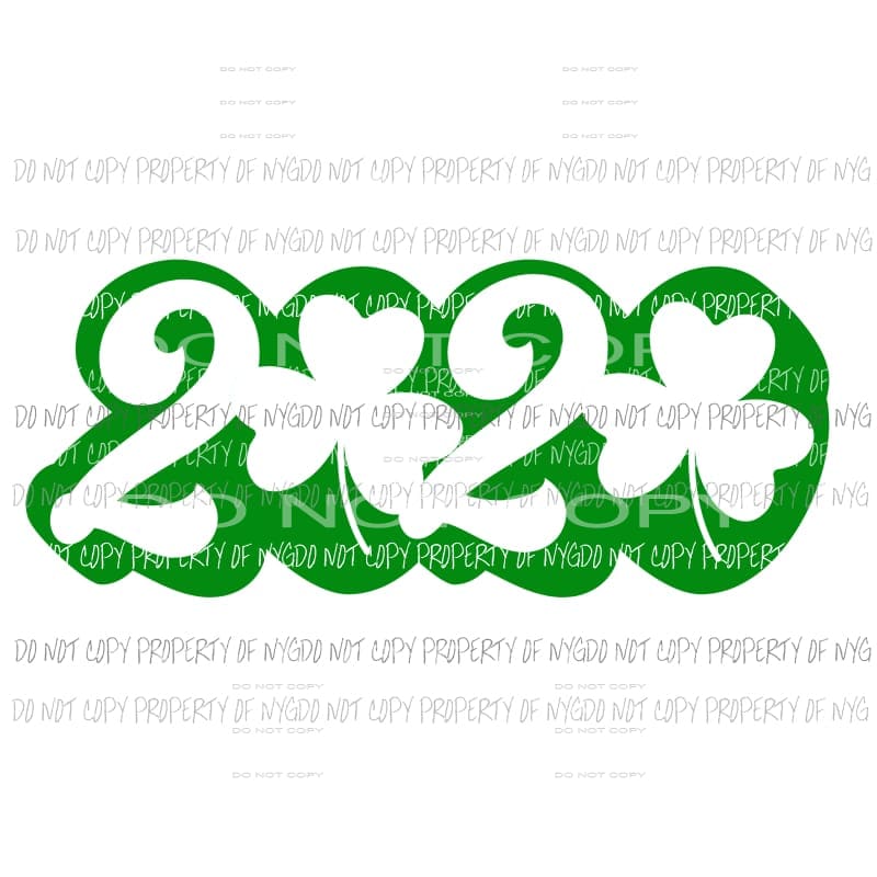 2020 Shamrock Sublimation transfers Heat Transfer
