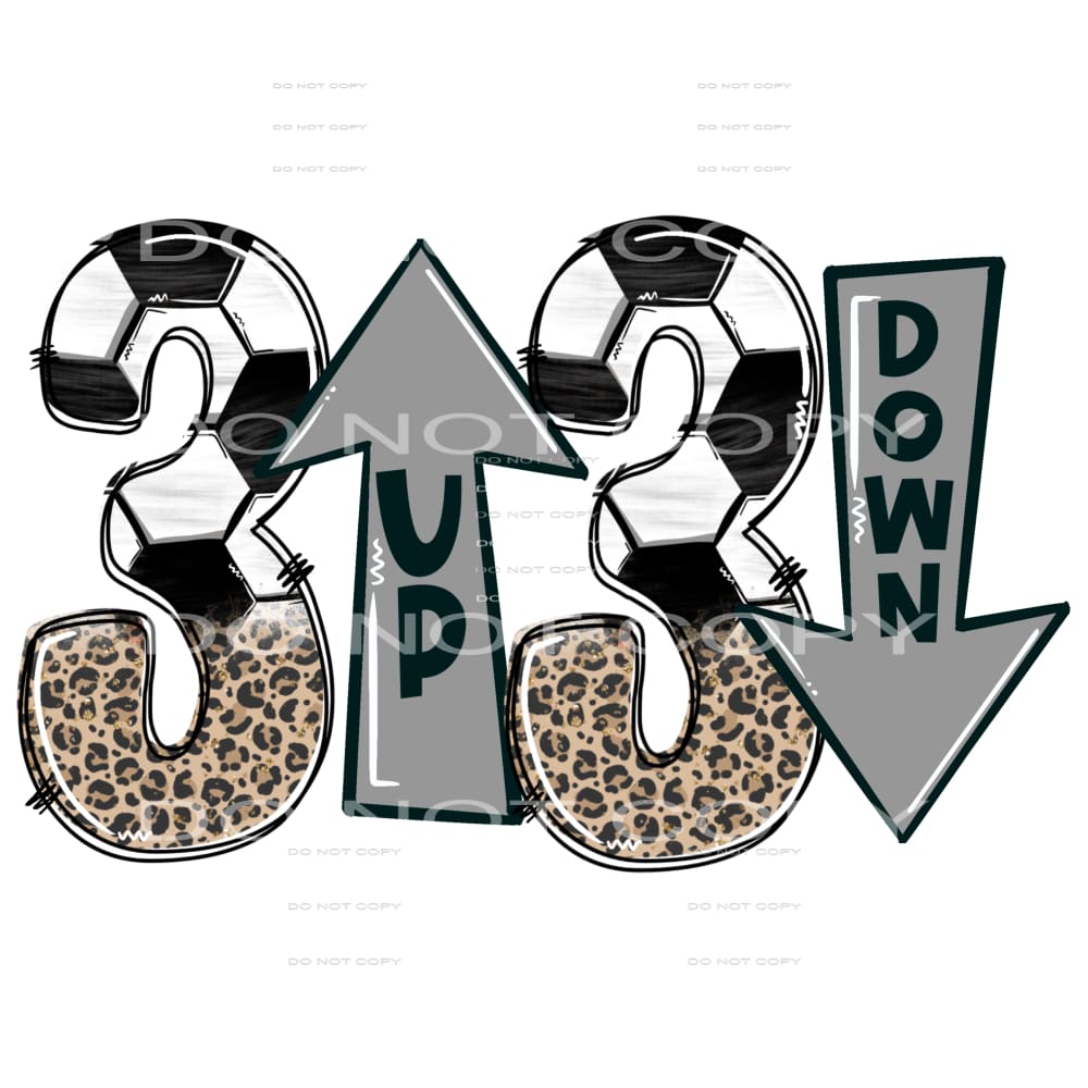 3 up 3 down #4603 Sublimation transfers - Heat Transfer