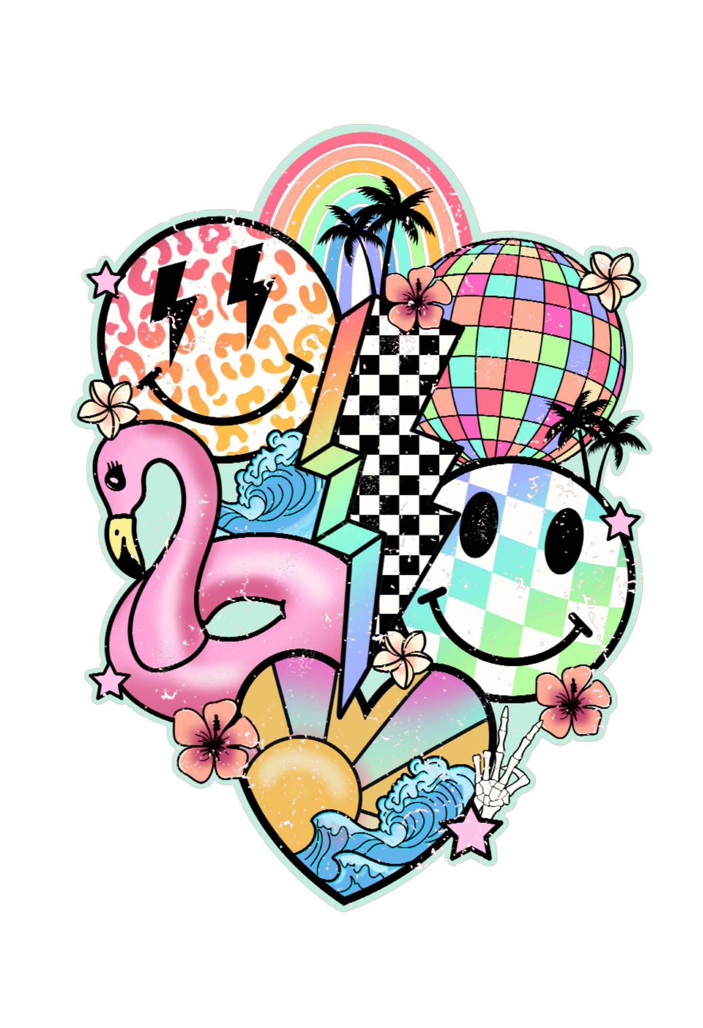 Summer #4561 Sublimation transfers