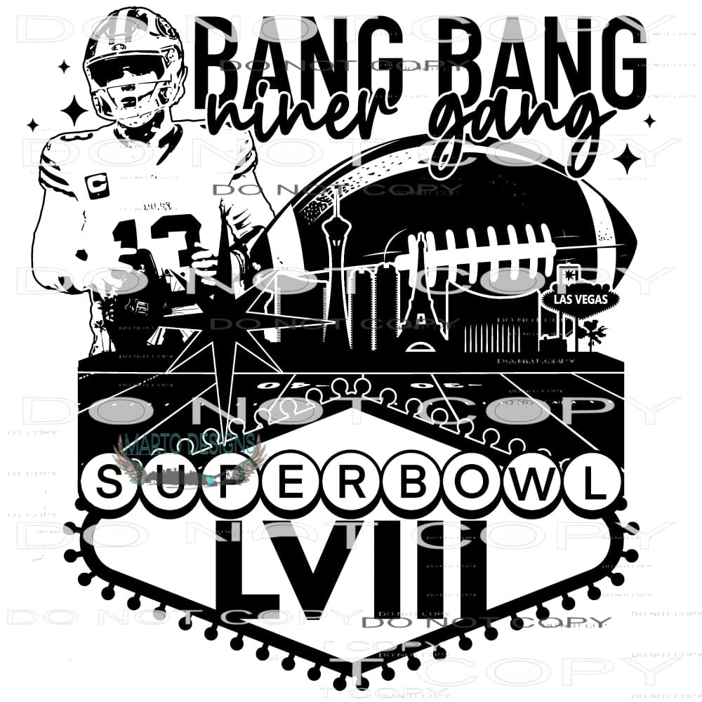 49ers 5512 Sublimation transfers - Heat Transfer Graphic