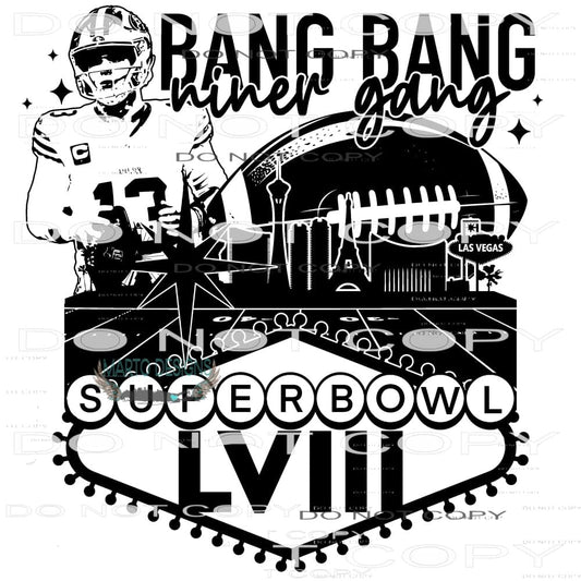 49ers 5512 Sublimation transfers - Heat Transfer Graphic