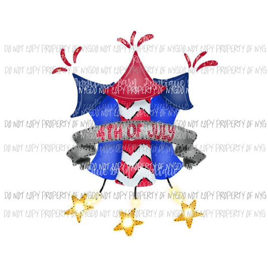 4th of july Sublimation transfers usa 4th of july america Heat Transfer