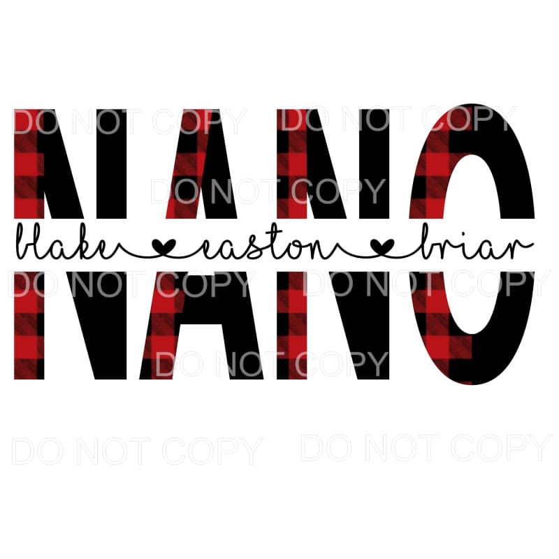 6 styles to choose from SPLIT NAME CUSTOM PUT NAMES IN NOTES