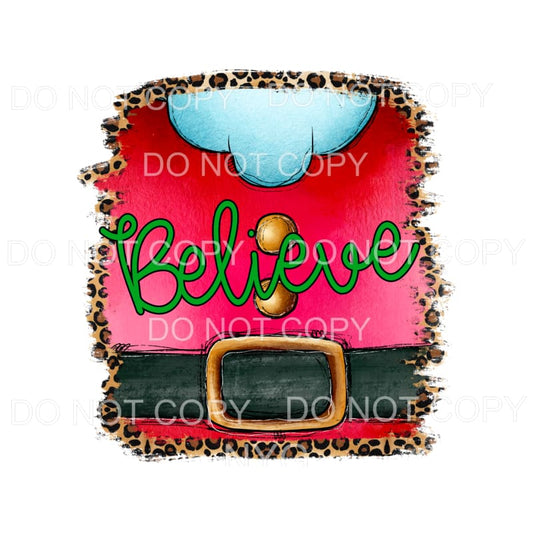 # 9065 believe Santa Sublimation transfers - Heat Transfer