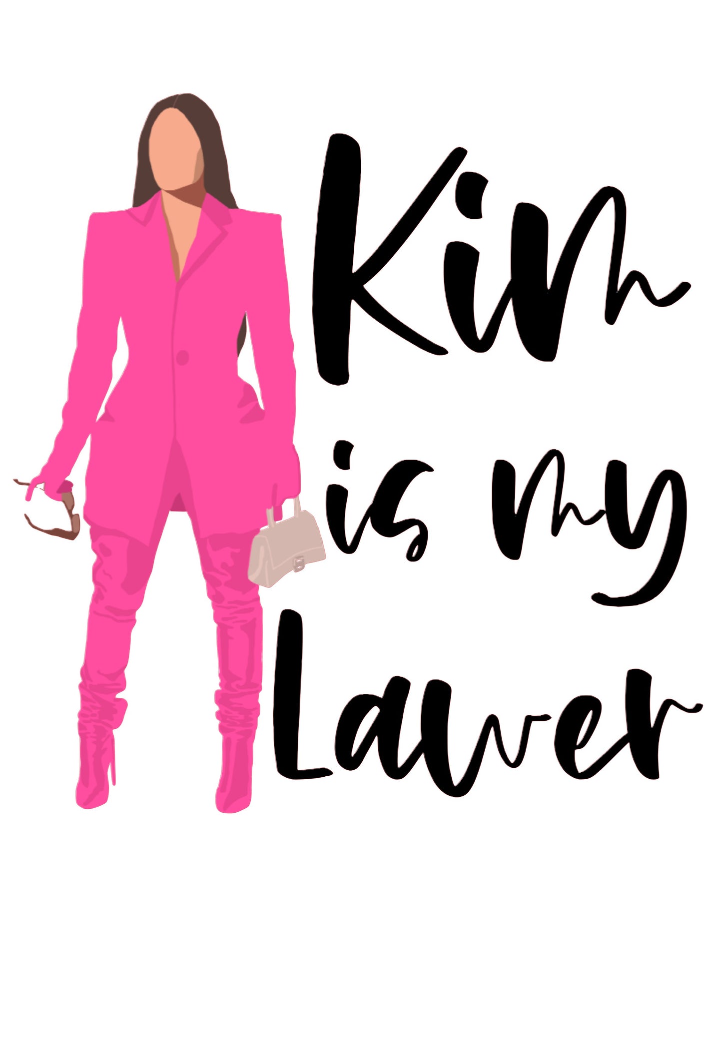 Kim Is My Lawer #4191 Sublimation transfers