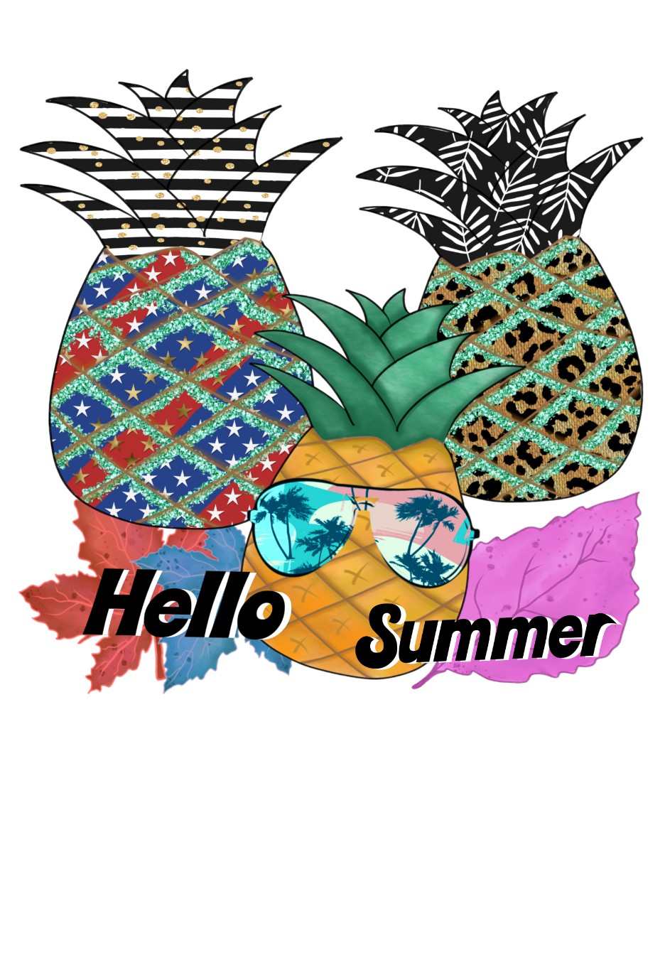 Hello summer # 427 Sublimation transfers