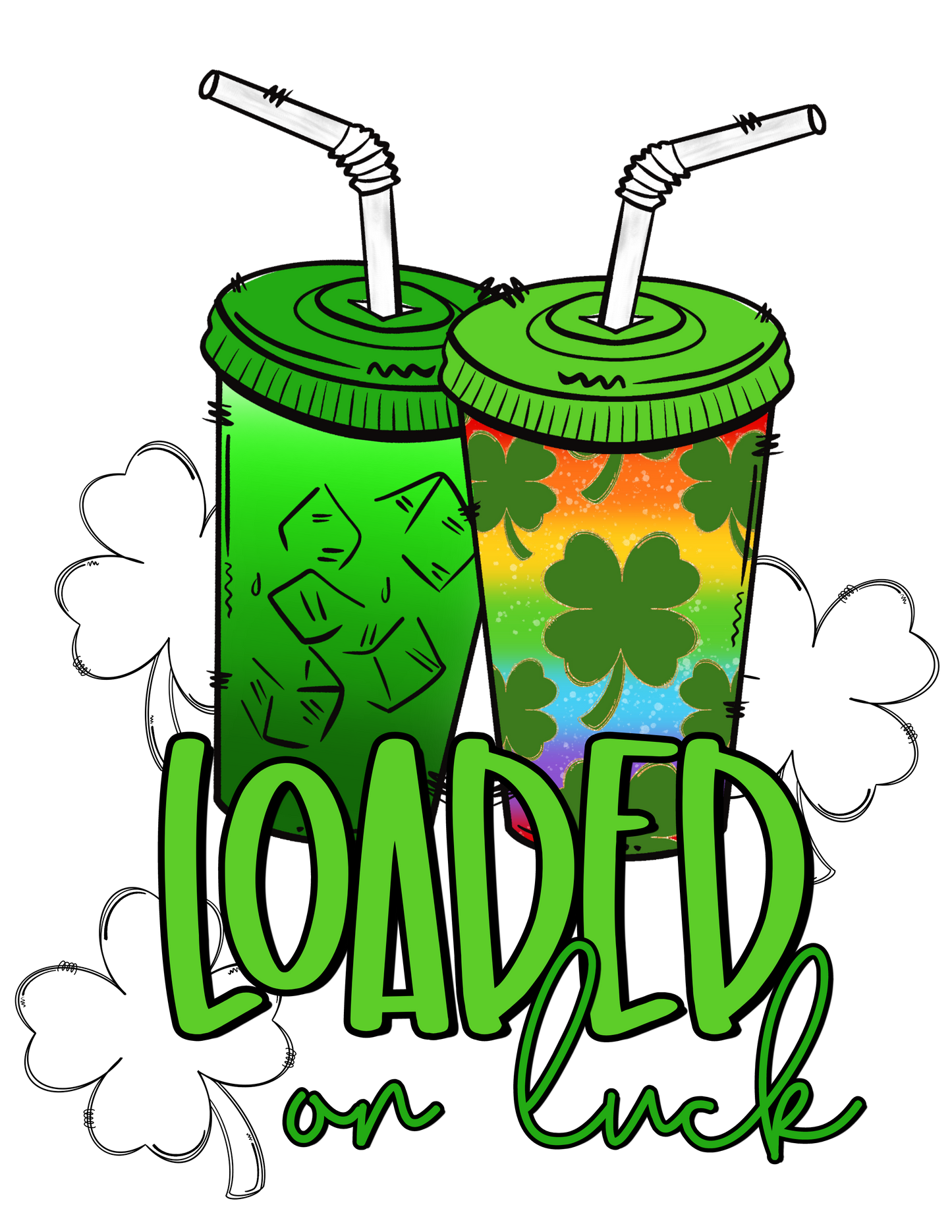 loaded on luck #4161 Sublimation transfers