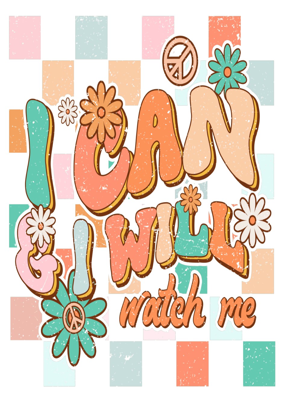I can i will # 501   Sublimation transfers