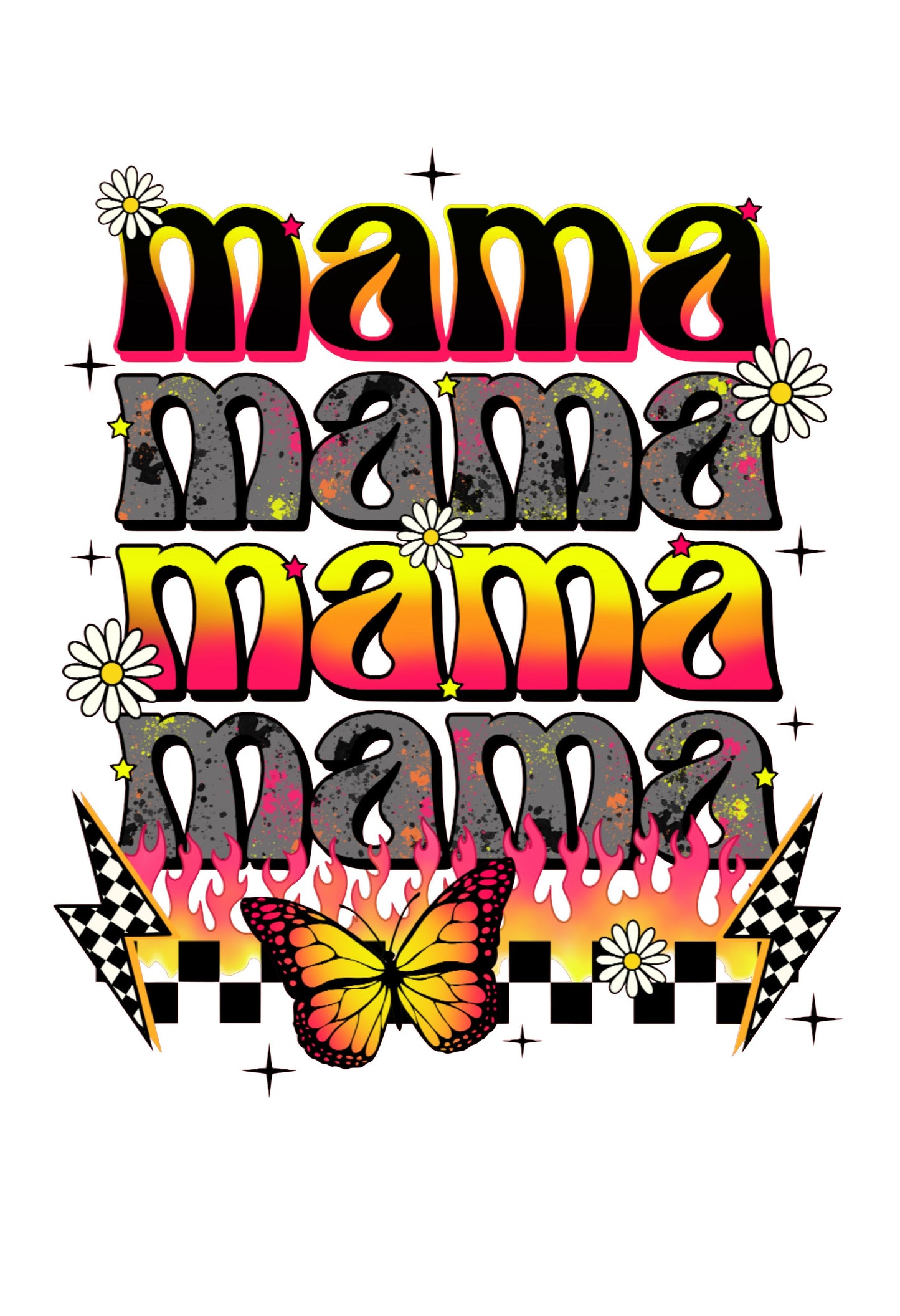 Mama #4571 Sublimation transfers