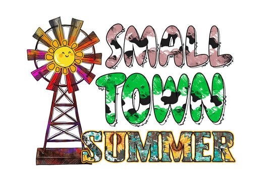 Small town summer # 413  Sublimation transfers