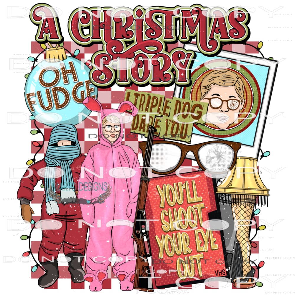 A Christmas Story #7526 Sublimation transfers - Heat