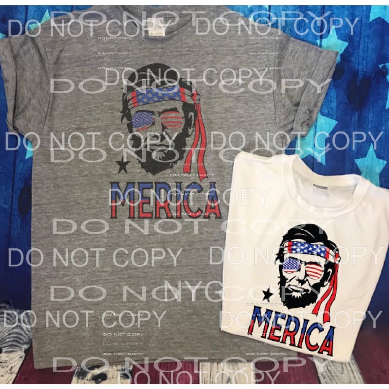 Abraham Lincoln MERICA USA america Sublimation transfers - 