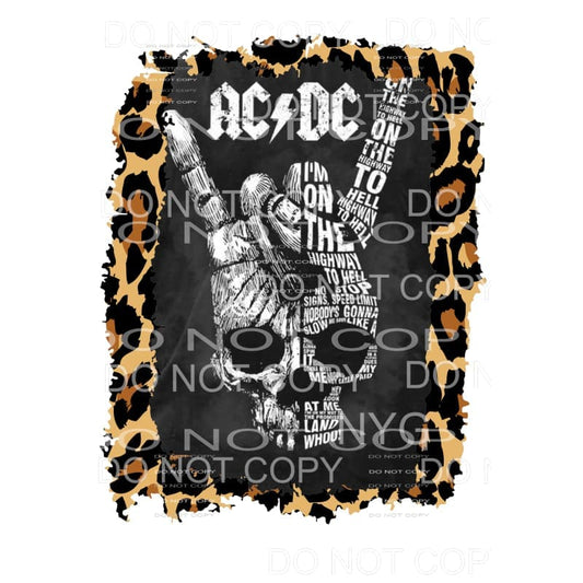 ACDC #5 Sublimation transfers - Heat Transfer