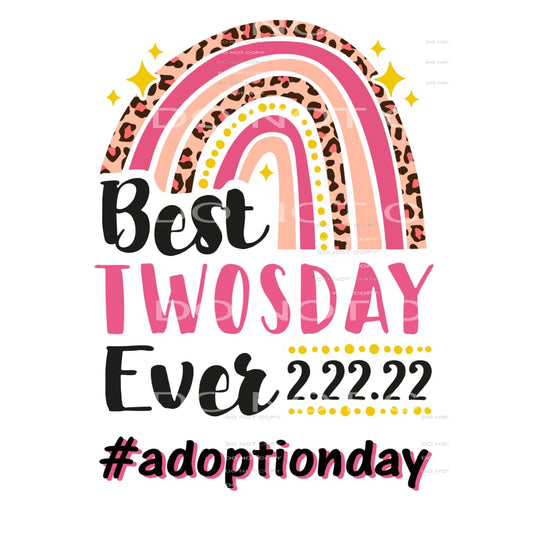 adoption day # 9043 Sublimation transfers - Heat Transfer