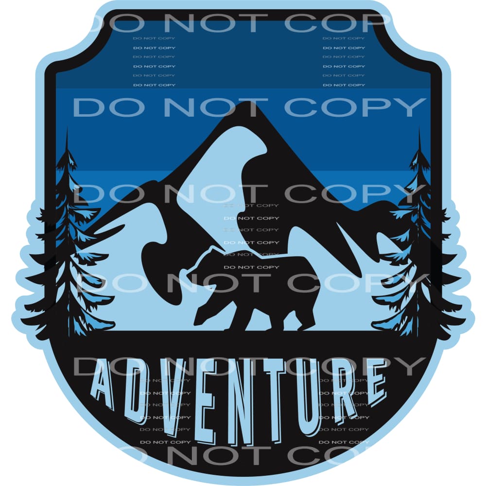 Adventure #5229 Sublimation transfers - Heat Transfer
