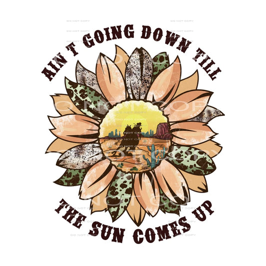 Ain’t Going Down Till The Sun Comes Up #5664 Sublimation