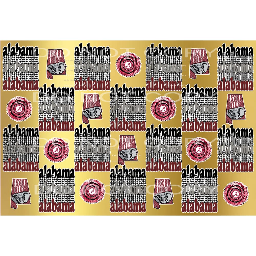 Alabama 3 Sublimation transfers - Heat Transfer