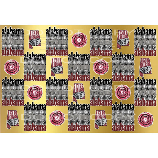 Alabama 3 Sublimation transfers - Heat Transfer