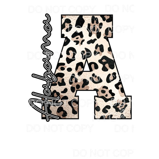Alabama A leopard # 560 Sublimation transfers - Heat 