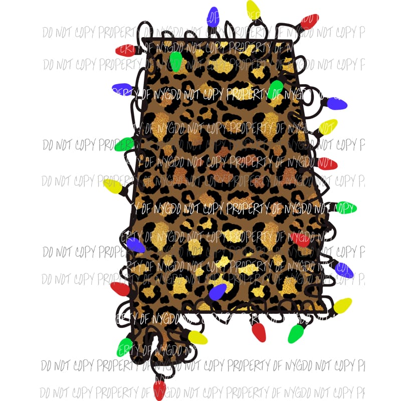 Alabama Cheetah Lights Sublimation transfers Heat Transfer
