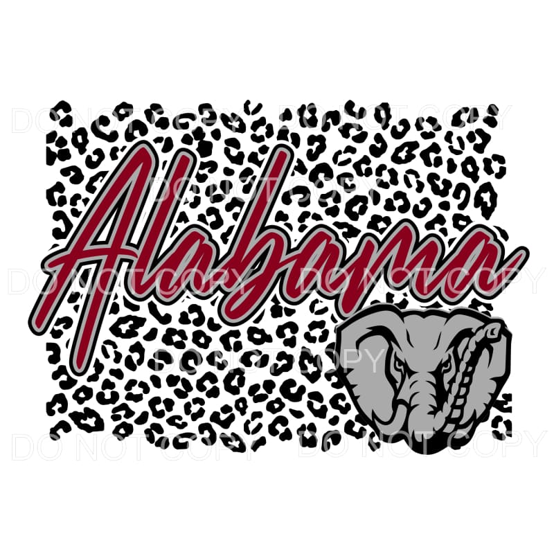 ALABAMA LEOPARD # 446 Sublimation transfers - Heat Transfer