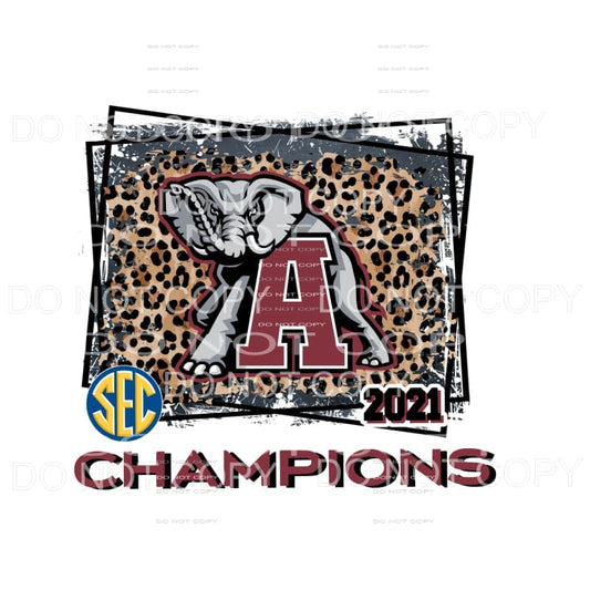 Alabama SEC 2021 #9452 Sublimation transfers - Heat Transfer