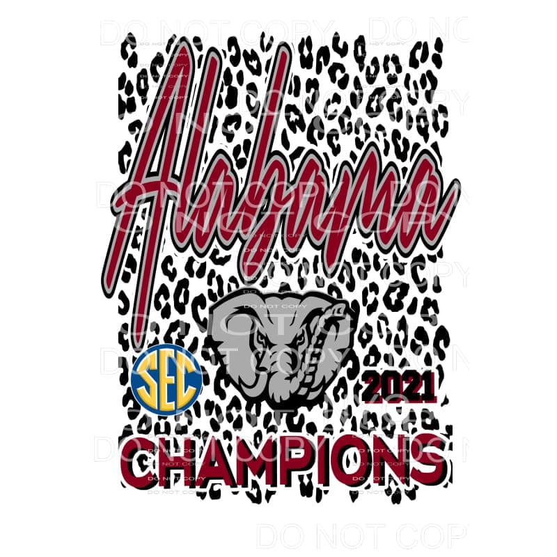 Alabama SEC 2021 #9454 Sublimation transfers - Heat Transfer