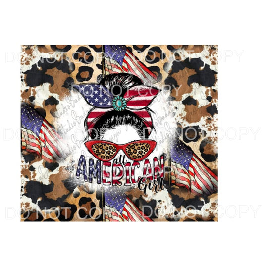 all american girl # 5 1.00 Sublimation transfers - Heat 