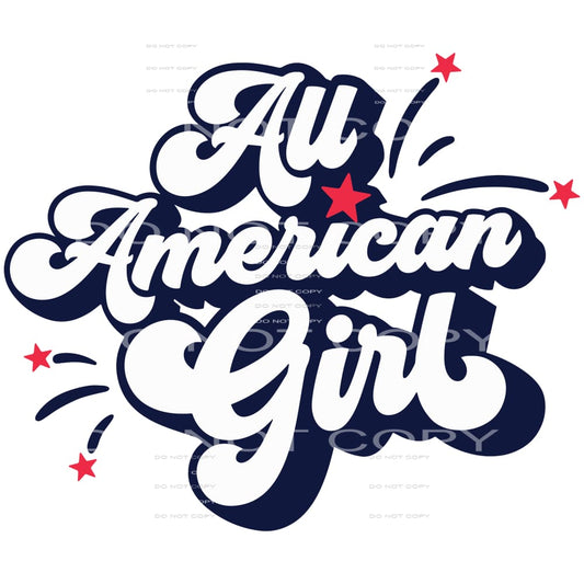 All American Girl #5348 Sublimation transfers - Heat