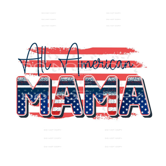 All American mama # 235 Sublimation transfers - Heat