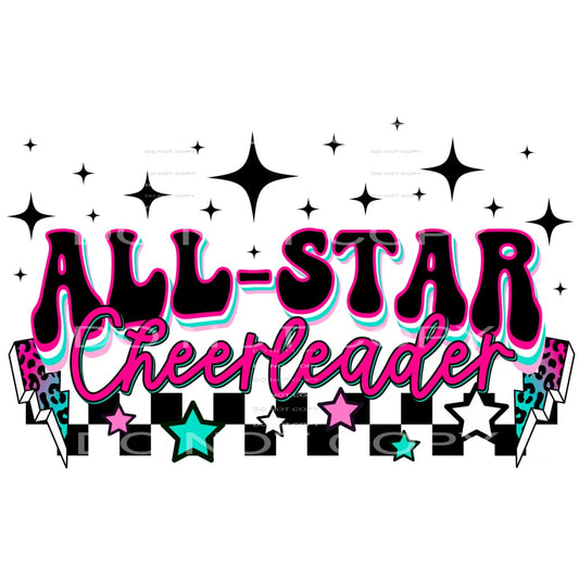 All Star Cheerleader # 502 Sublimation transfers - Heat