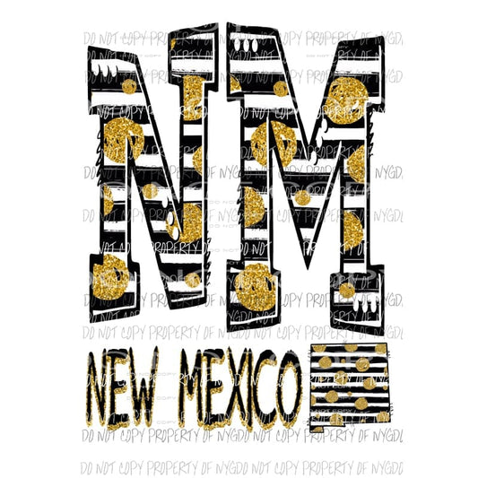 All states in drop down menu Black and gold sublimation transfer state Heat Transfer