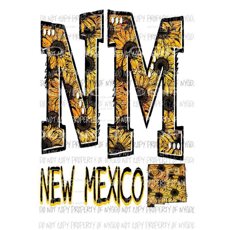 All states in drop down menu Sunflower sublimation transfer state Heat Transfer