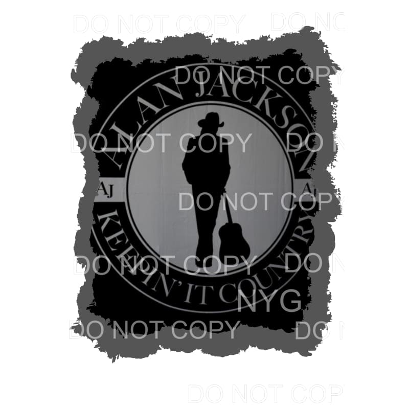 Allan Jackson Keepin It Country Sublimation transfers - Heat