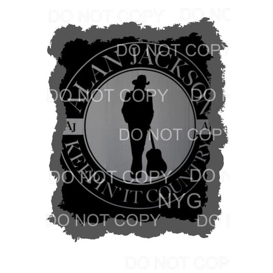 Allan Jackson Keepin It Country Sublimation transfers - Heat