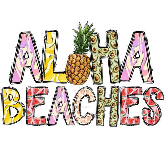 aloha beaches #7155 Sublimation transfers - Heat Transfer