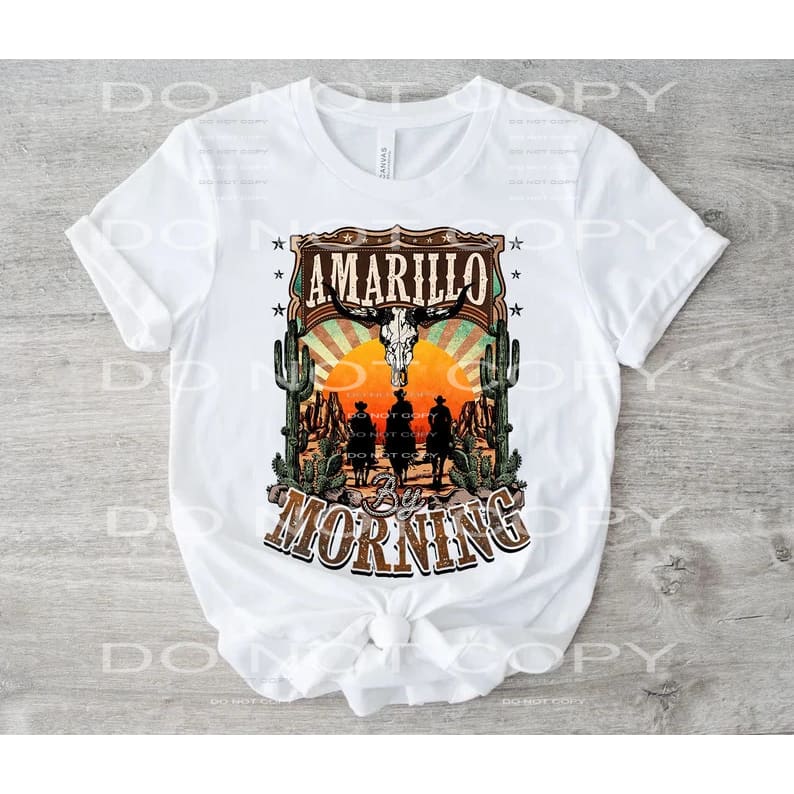 Amarillo Morning #4599 Sublimation transfers - Heat Transfer