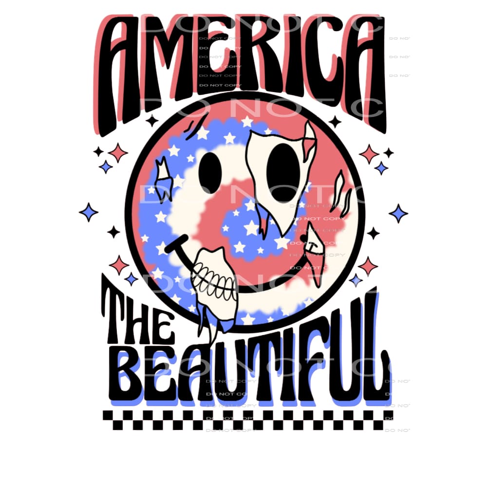 America #3556 Sublimation transfers - Heat Transfer Graphic
