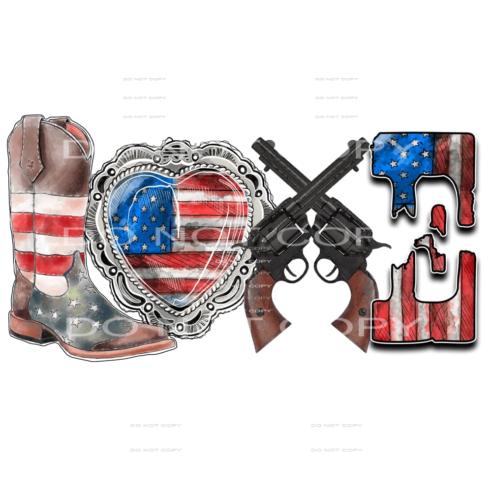 America #3582 Sublimation transfers - Heat Transfer Graphic