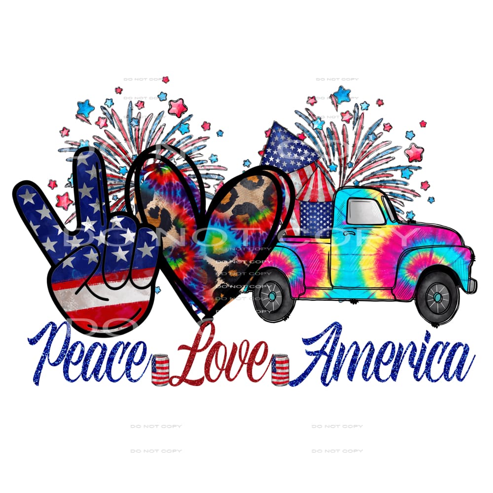 America #3584 Sublimation transfers - Heat Transfer Graphic