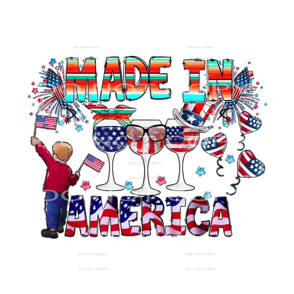 America #3595 Sublimation transfers - Heat Transfer Graphic